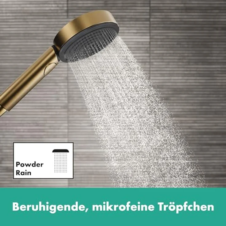 hansgrohe Pulsify S Kopfbrause 260, wassersparend mit PowderRain-Strahl, Deckenmontage 14,4 cm, EcoSmart – Bild 4