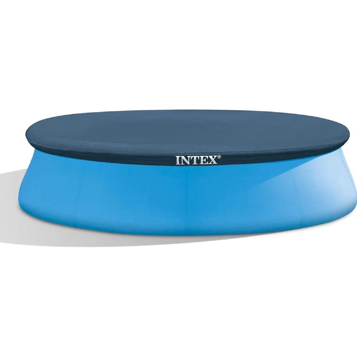 Intex Easy Set Swimming Pool Cover #28021, runder Schutzabdeckung aus hochwertigem Polyethylen, 3.05 m geeignet für Intex Pools