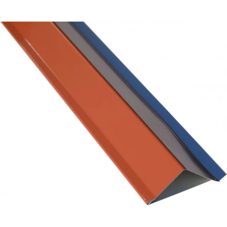 Weckman Traufenblech 100 cm 80 x 30 mm ziegelrot