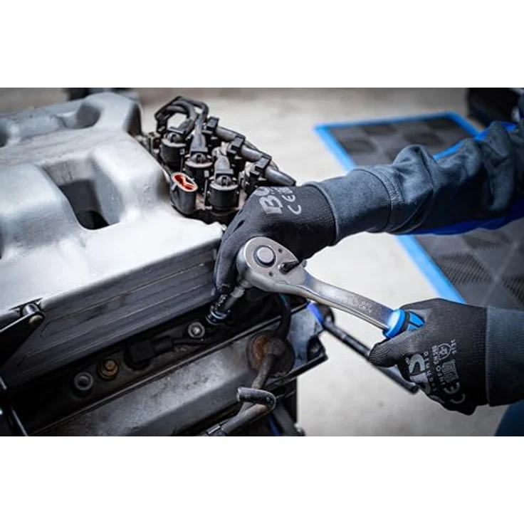 BGS technic Bohrer- und Bitset 2245, 62-teiliges Set mit verschiedenen Bits und Werkzeugen aus Chrom-Vanadium-Stahl – Bild 4