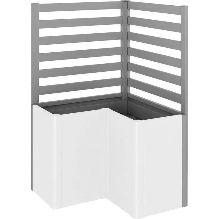 Biohort Rankgitter Set, 2 St., für biohort Hochbeet Belvedere L100 - Terrassen- oder Grundstücksabgrenzung, silber