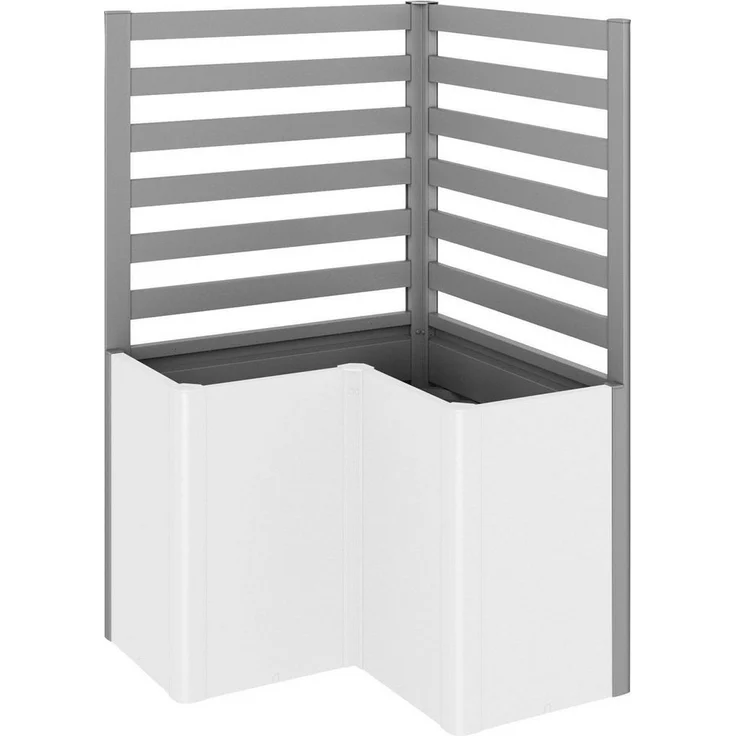 Biohort Rankgitter Set, 2 St., für biohort Hochbeet Belvedere L100 - Terrassen- oder Grundstücksabgrenzung, silber