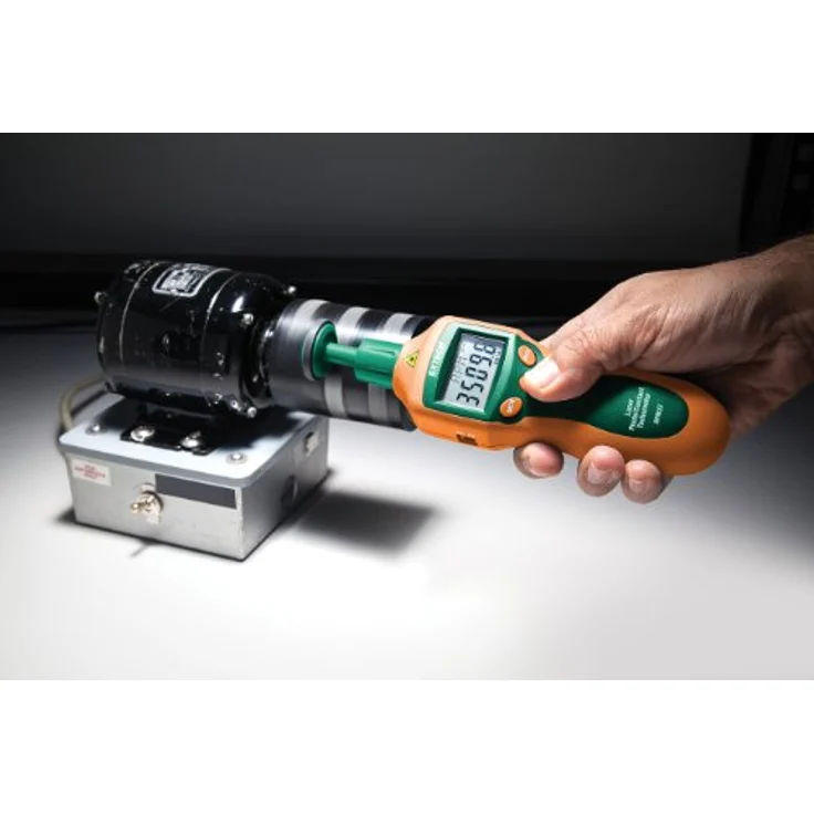 Extech Kontakt-Laserphoto-Drehzahlmesser, 1 Stück, RPM33 – Bild 3