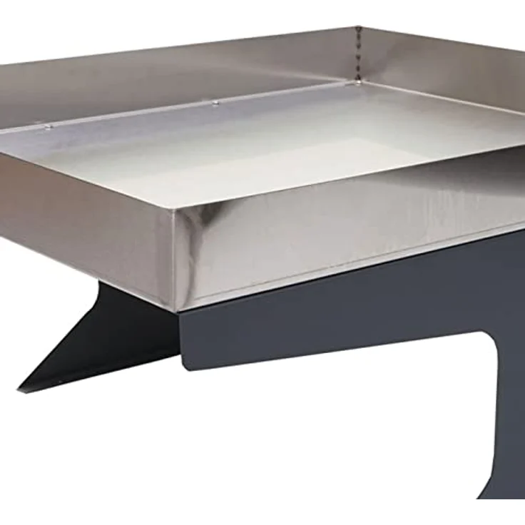 PROREGAL Mähroboter-Garage mit Pflanzkasten, Wetterfester Schutz aus pulverbeschichtetem Edelstahl und verzinktem Stahl, anthrazit, 37x60x70cm – Bild 4