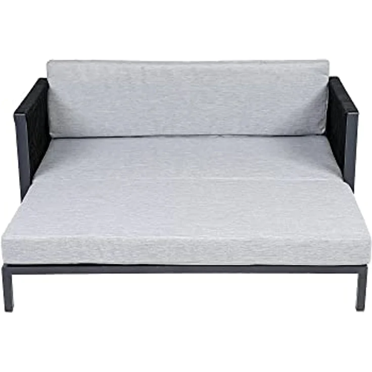 Greemotion PET Hundesofa aus Aluminium mit Ropes, ca. 100 x 40 x 117 cm, anthrazit/grau – Bild 3