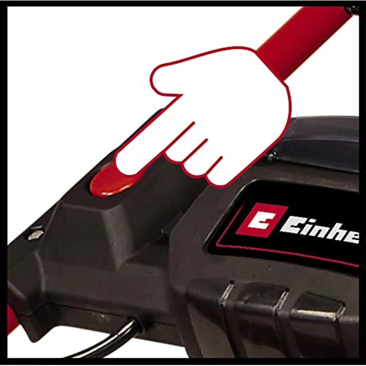 Einhell Benzin-Rasenmäher GC-PM 46 SM HW-E Li (2 kW, 4-Takt-Motor, für bis zu 1400 m², Elektro-Start-Funktion, abschaltbarer Hinterradantrieb, 65 l-Fangsack, inkl. Akku & Ladegerät) – Bild 4