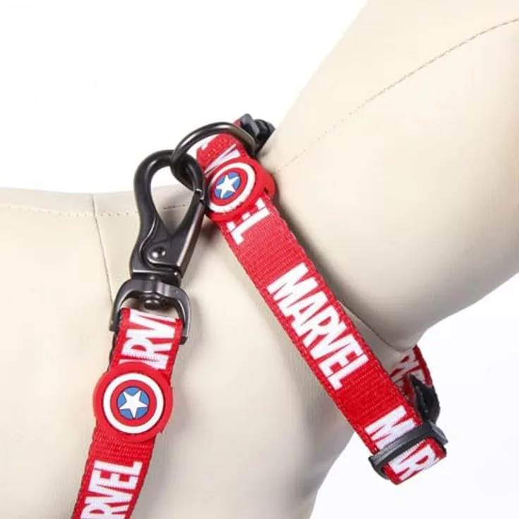 Cerdá for Fan Pets Hundehalsband mit Marvel Motiven, Größe S, aus 100% Polyester, strapazierfähig, gepolstert, offiziell lizenziert