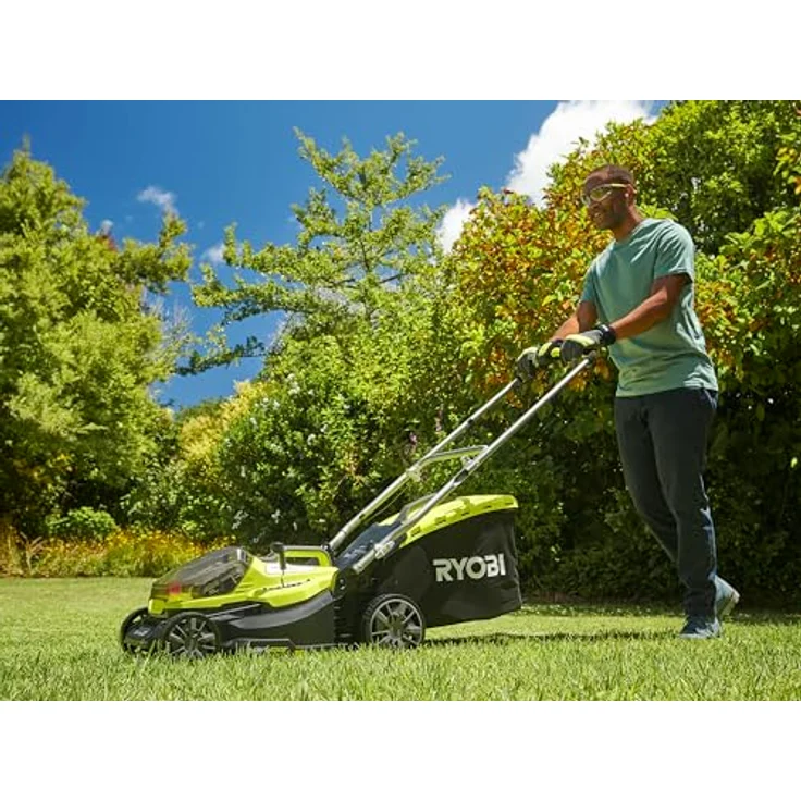 RYOBI Bürstenloser Rasenmäher schneidet 37 cm ohne Akku oder Ladegerät 18 V – Bild 4