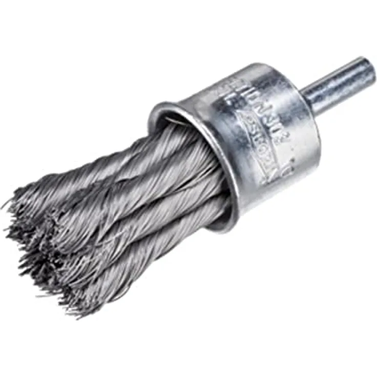 Osborn 9906030310 - Cepillo pincel alambre trenzado de acero con vástago de 6 mm filamento Ø 0.26 mm (23x29) - Schleifbürste, flexible Gestaltung
