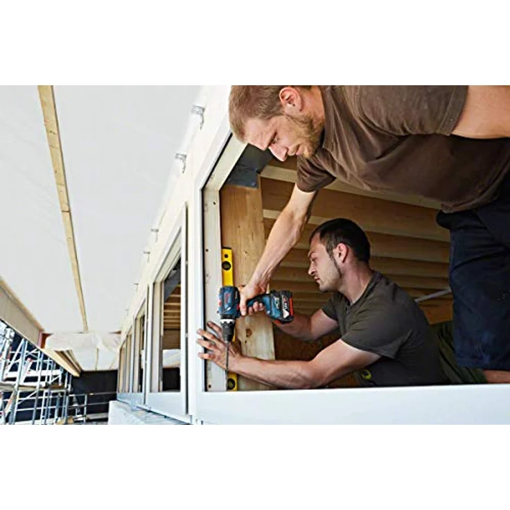 Bosch Professional GSB 18V-60 C - Akku-Bohrschrauber - 2 Geschwindigkeiten - Bohrfutterschlüssel 13 mm - 60 N·m - 2 Akkus - 18 V (06019G2109) – Bild 4