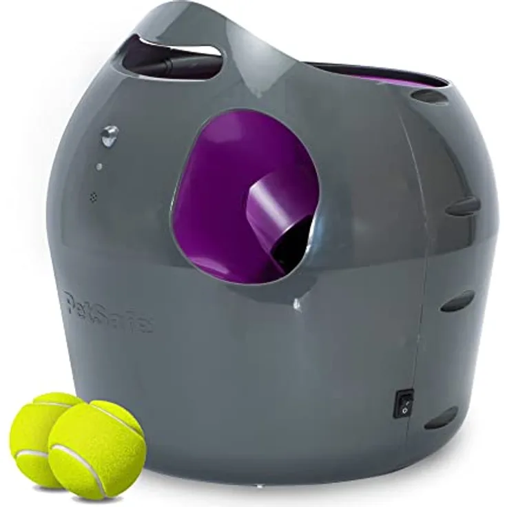 PetSafe Automatisches Hundespielzeug, interaktiver Tennisballwerfer für Hunde, wasserdicht, 1 Stück (1er Pack)
