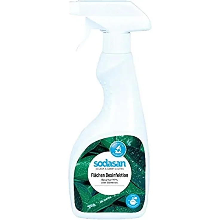 Sodasan Flächen Desinfektion mit Sprayer, 500ml