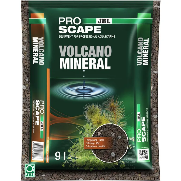 JBL ProScape Volcano Mineral, Aquarien-Substrat mit 9 l Inhalt für optimale Pflanzenwachstumsbedingungen