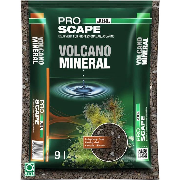 JBL ProScape Volcano Mineral, Aquarien-Substrat mit 9 l Inhalt für optimale Pflanzenwachstumsbedingungen