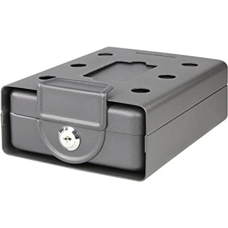 HMF 307-02 Dokumentenbox anschraubbar, Wohnmobil, Boot etc. 20,0 x 15,5 x 7,0 cm , schwarz – Bild 3