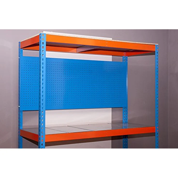 Simonrack 8435104919514 Lochregal, 900 x 400 x 35 mm, zur Wandmontage, Blau – Bild 5