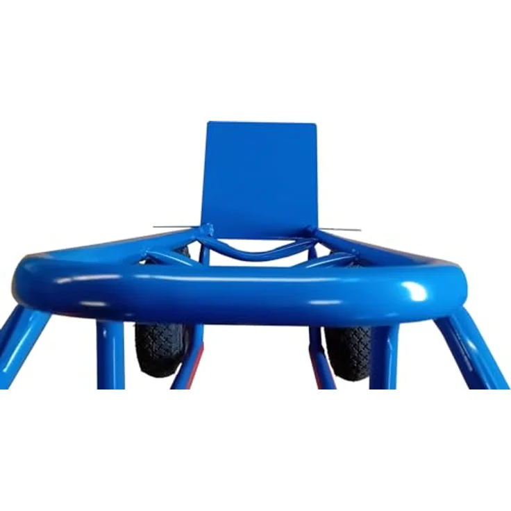 RLW-Gerätevertrieb Sackkarre Sackkarre Stahlrohr mit großer Ladeschaufel 280x280 mm, Tragkraft 300 kg, Made in EU, (Räder nach Ihrer Wahl) – Bild 5