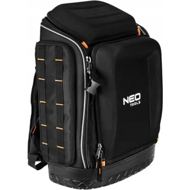 NEO TOOLS Werkzeugrucksack 20l mit Gummiboden | Robuste Werkzeugtasche für Elektriker, Klempner und Wartungsarbeiter
