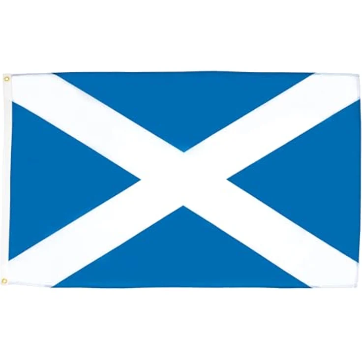 AZ FLAG 2er-Set Schottische Flaggen 150x90 cm, Polyester 100D, ultra widerstandsfähig mit 2 Ösen – Bild 1