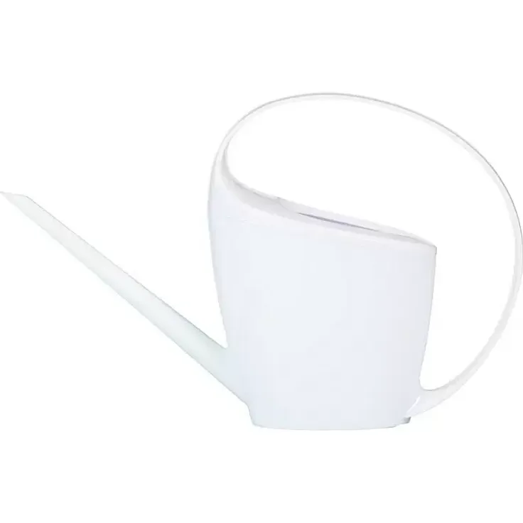 Scheurich Gießkanne Loop, elegante Kunststoffgießkanne mit 1,4 l Volumen, weiß