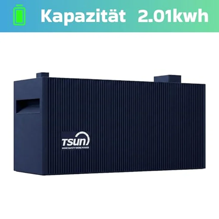 TSUN TSOL-DB2000Lite, Solarspeicher 2,01 kWh LiFePO4, Erweiterungsspeicher mit 6000 Zyklen für TSOL-DCU2000Lite – Bild 2