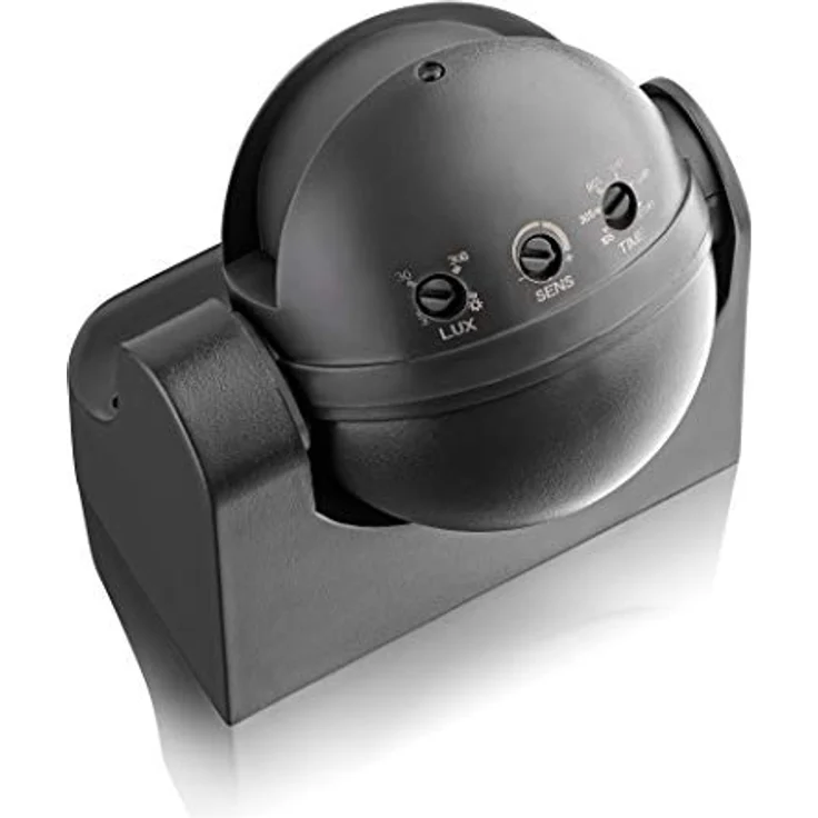 SEBSON® Bewegungsmelder Aussen IP54 Aufputz, LED geeignet, HF Sensor, programmierbar, 15m / 180°, Wand Montage schwenkbar 87x93x60mm, 3-Draht – Bild 2