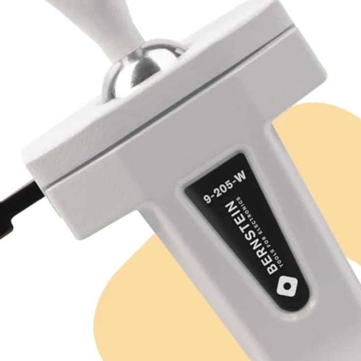 Bernstein Spannfix Kugelgelenk-Schraubstock 360° drehbar + 45° neigbar | Weiß | Zum Anklemmen an die Werkbank | Backenbreite 50mm | Qualitätsprodukt Made in Germany – Bild 4