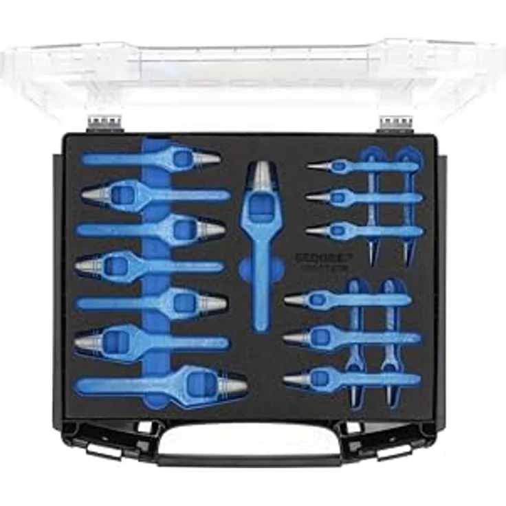 GEDORE 2963469 1101-570500 Henkellocheisen-Satz 44249 mm in i-BOXX 72, nach DIN 7200 Form A, blau lackiert – Bild 1