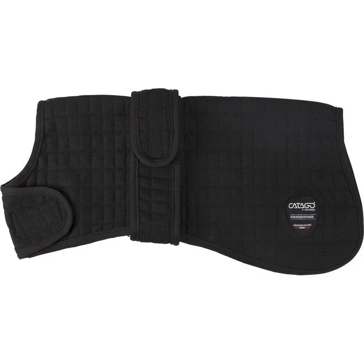 CATAGO Hundemantel Cooler - schwarz, leicht, warm und atmungsaktiv