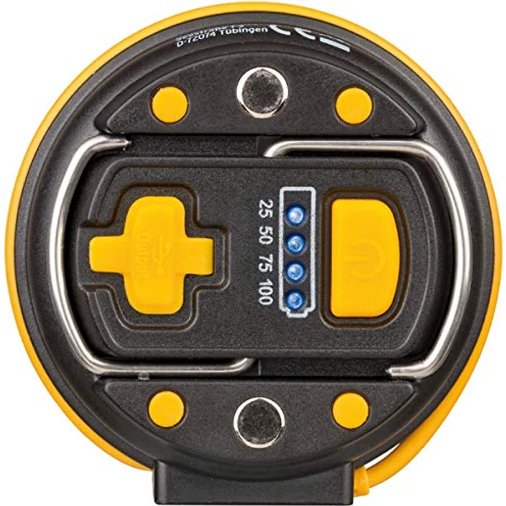 Brennenstuhl Akku LED Outdoor Leuchte OLI 0300 A (Campingleuchte für außen 350lm / Campinglampe mit bis zu 70h Leuchtdauer, Lampe zum campen inkl. USB-Powerbank, zusätzlich SOS- und Blink-Funktion) – Bild 3