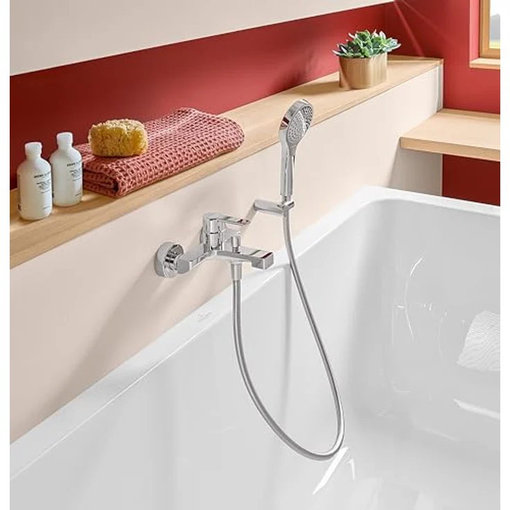 OTTO Villeroy & Boch Verve Showers Handbrause mit drei Strahlarten, Chrom – Bild 2
