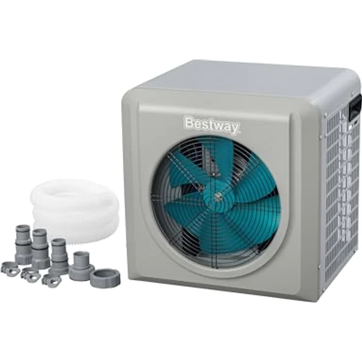 Bestway® Wärmepumpe Air Energy, 1.200 W, Elektrische Poolheizung für überirdische Pools, blau – Bild 2