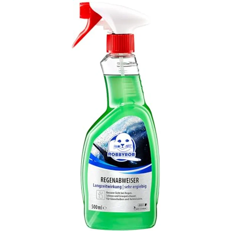Robbyrob RobbyRob NANO Regenabweiser, 500 ml Sprühflasche für klare Sicht bei Regen und Schnee, Made in Germany – Bild 2