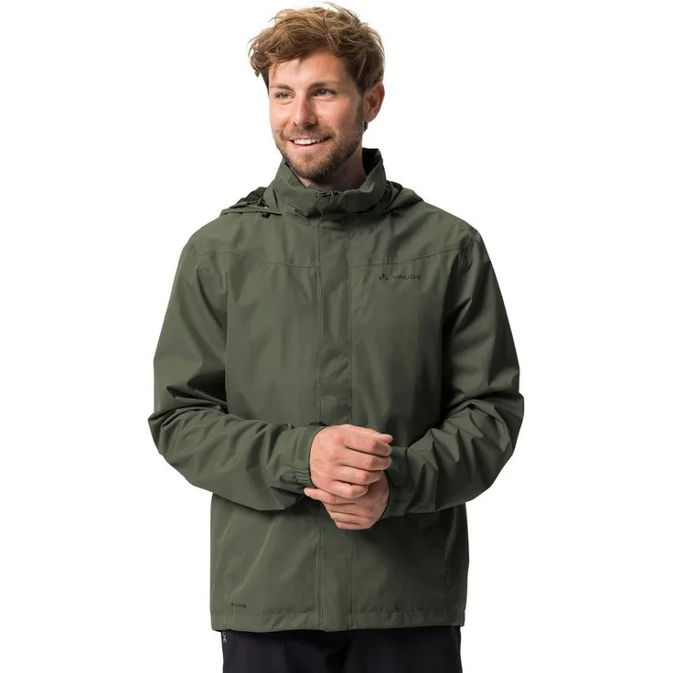 VAUDE MEN'S ESCAPE BIKE LIGHT JACKET (1-St), Umweltfreundliche Regenjacke, reflektierende Elemente