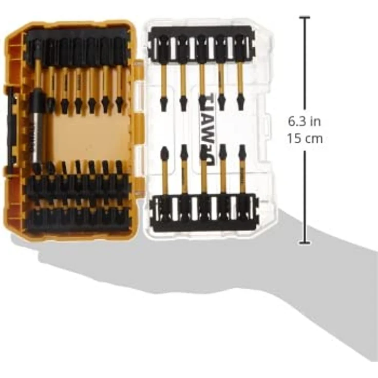 DeWALT DT70738T-QZ Bit-Set 31-tlg. schlagf, schwarz-gelb – Bild 4