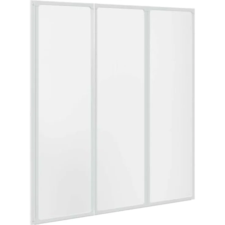 vidaXL Badewannen Faltwand Duschabtrennung 141 x 132 cm – Bild 2