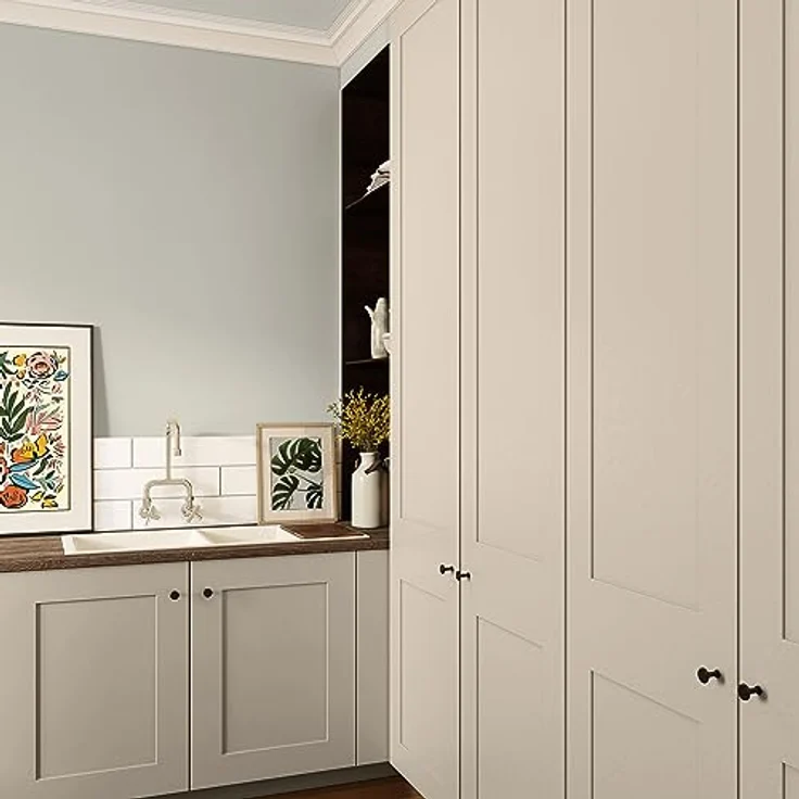 MissPompadour Holzfarbe Beige mit Sand, Seidenmatte Möbelfarbe für Innen & Außen, 2,5L, witterungsbeständig, hohe Deckkraft, geruchsarm – Bild 5