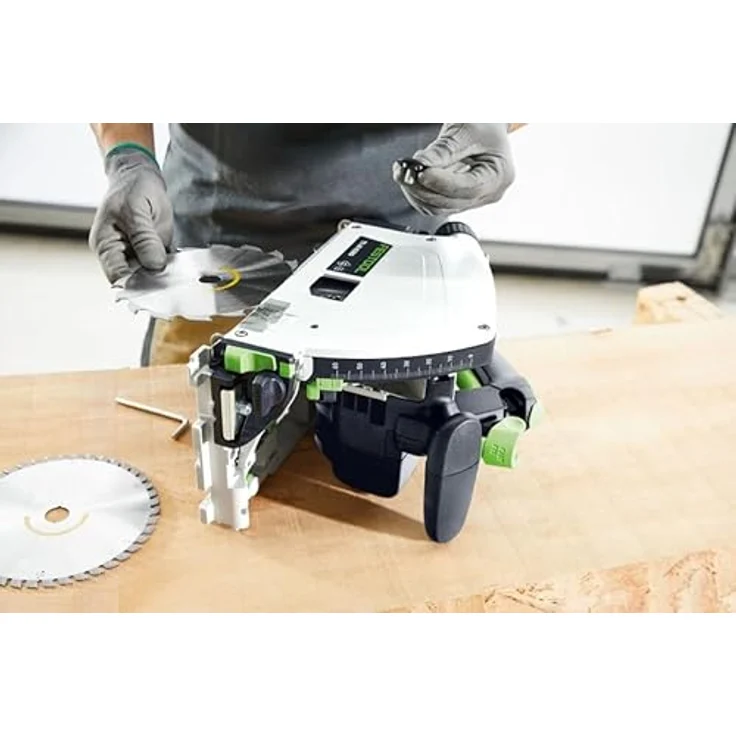 Festool Tauchsäge TS 60 KEBQ-Plus-FS 100Y Limited Edition, mit KickbackStop, 60 mm Schnitttiefe und FastFix Spindelstopp – Bild 6