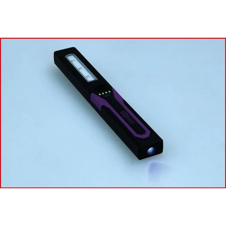 KS Tools 150.4641 eQi UltimateBEAM UV-Lecksuchleuchte 365 nm, Taschenlampe mit Lithium-Ionen-Hochleistungs-Akku, spritzwassergeschützt nach IP54, kompakte Bauform – Bild 11