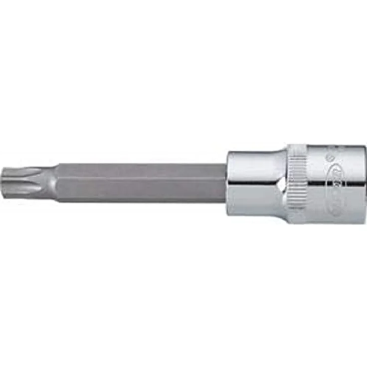 Vigor Torx Schraubendreher-Einsatz T30, 100 mm, 1/2 Zoll, langlebig und robust, V2165 – Bild 2