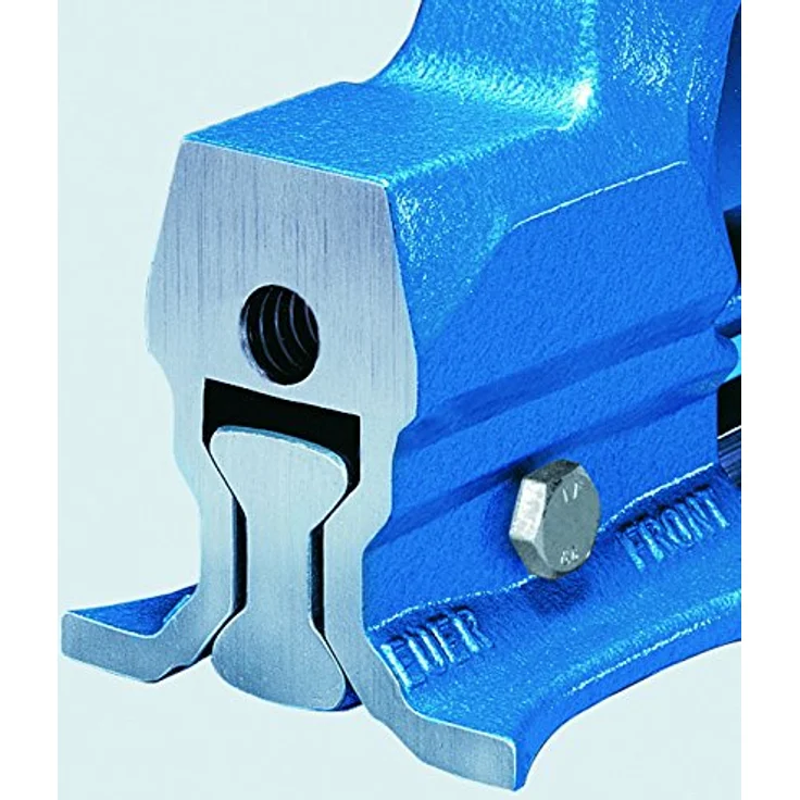 Heuer Schraubstock (ganz aus Stahl mit integriertem Amboss und Trapezgewinde, für hohe Präzision) 100100 – Bild 4