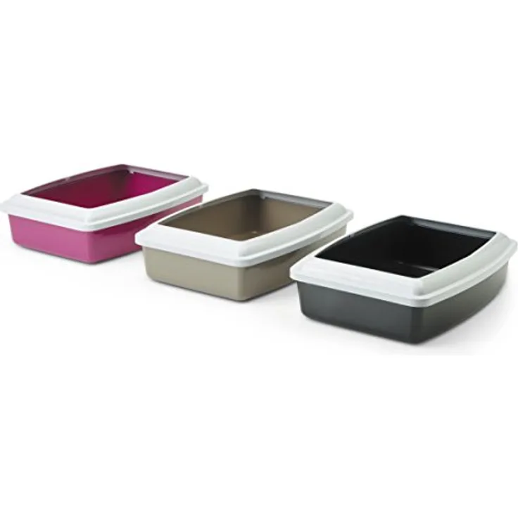 Nobby Ovales Katzenklo, Katze Toilette " oval Jumbo ", 3 Farben sortiert