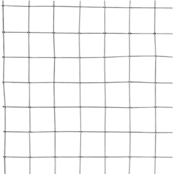 ECD Germany Volierendraht 25x25mm Masche, 1m x 25m, 1,05mm dick, silbern verzinkter Stahl, wetterfest, punktgeschweißt, für Kleintierkäfige und Hochbeete – Bild 4