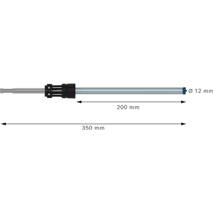 Bosch EXPERT SDS Clean plus-8X Hammerbohrer, Ø 12,00 mm, Staubreduzierung im Vergleich zum EXPERT SDS plus-7X, für chemische Verankerungen, Professional Zubehör Bohrhammer – Bild 3