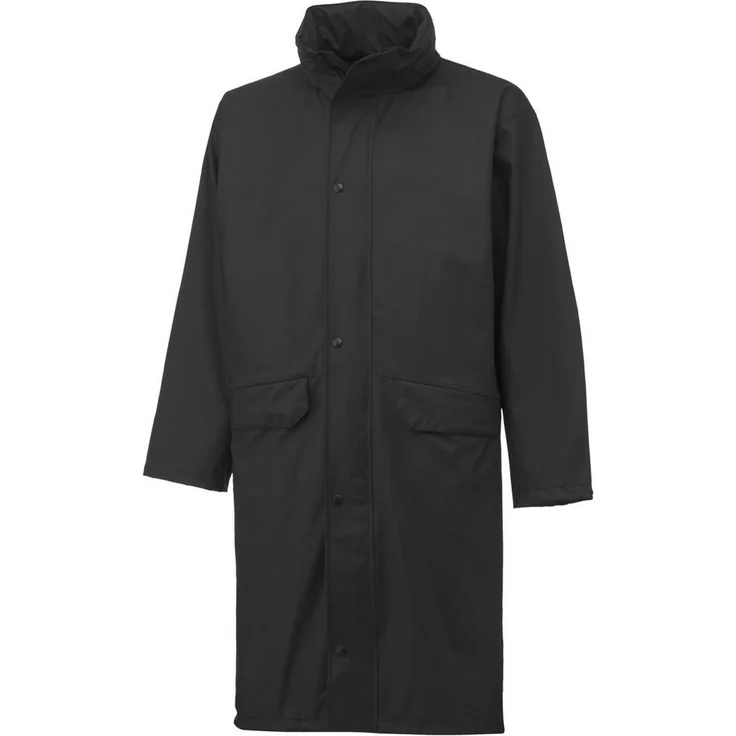 Helly Hansen Regenponcho VOSS COAT (1-St) - Wasserdichter Arbeitsmantel mit reflektierenden Elementen, schwarz – Bild 1