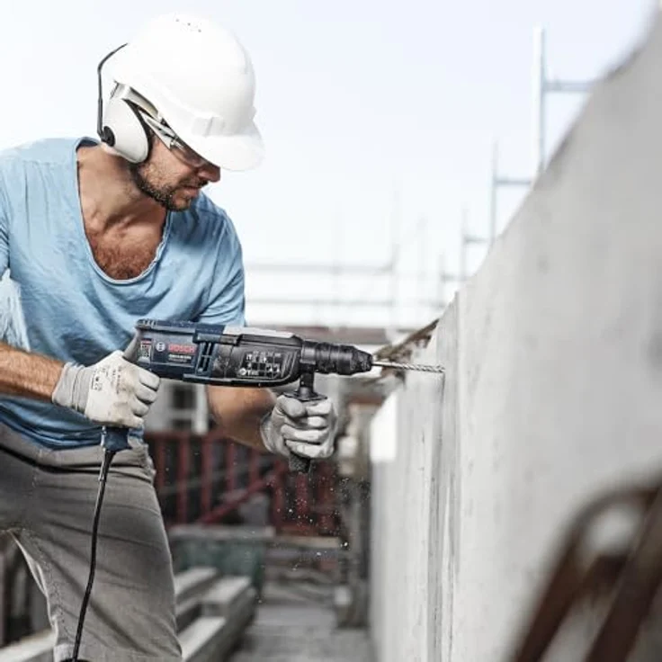 Bosch PRO SDS plus-5X, Betonbohrer 8 mm, 100 mm Arbeitslänge, robuste 4-Schneider-Technologie für Stahlbeton – Bild 7