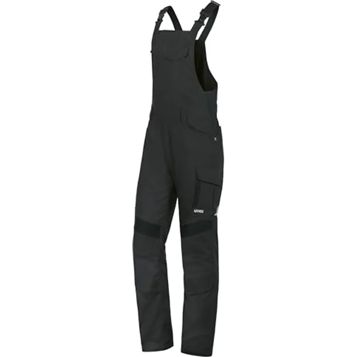 Uvex Safety, Latzhose uvex suXXeed industry, graphit, komfortable Arbeitsbekleidung mit CORDURA-verstärkten Taschen und OEKO-TEX Standard 100
