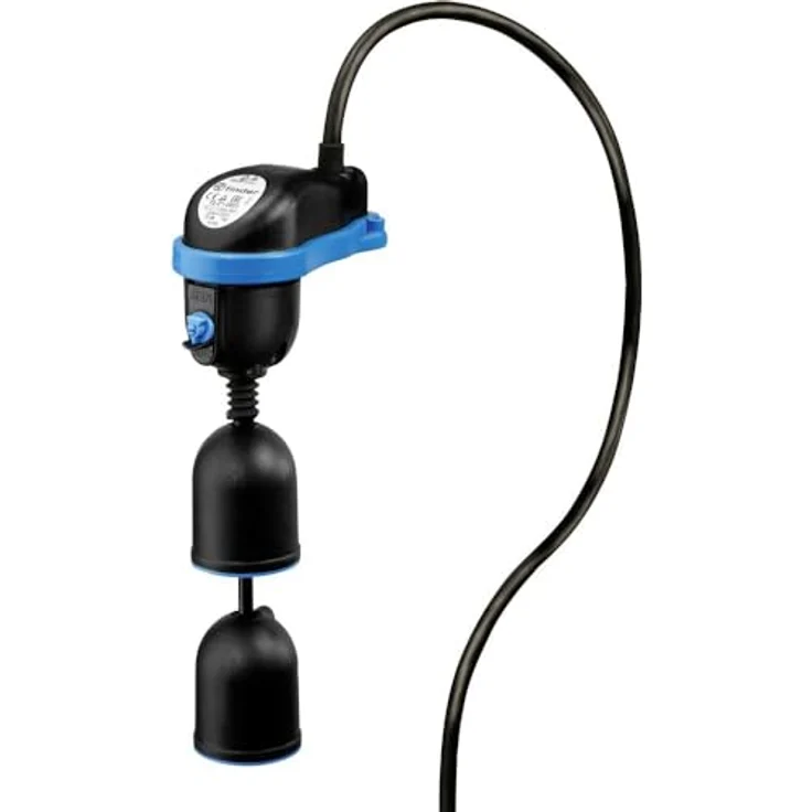 Finder Schwimmschalter 72.C1.0.000.0201, Tauch pumpen-Schalter für verschmutztes Wasser, IP68, -15 bis +50 °C – Bild 1