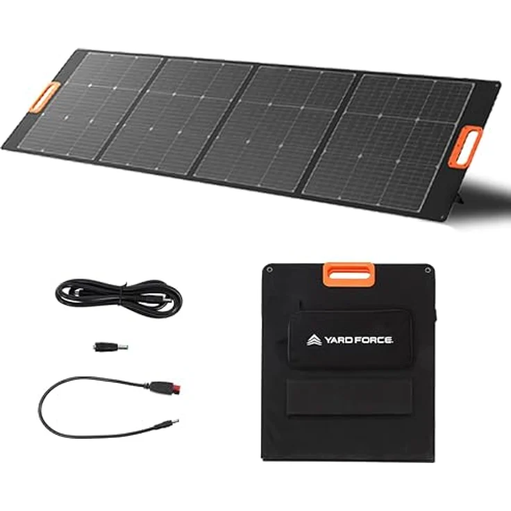 Yard Force Solarpanel 18V, Panel do ładowania stacji zasilania, effizient und tragbar – Bild 3