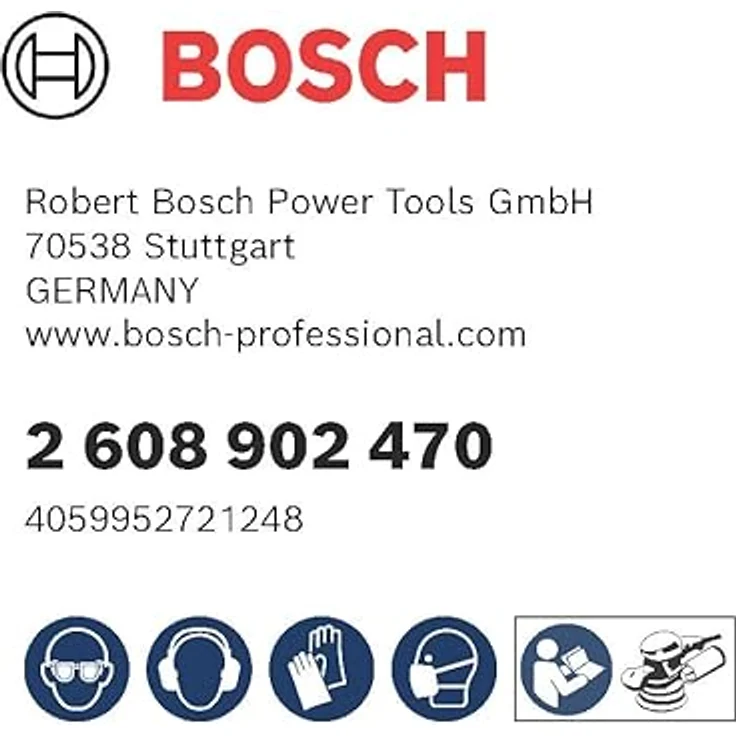 Bosch 55x EXPERT O780 Folienschleifscheiben-Set, 150 mm, 55‑tlg. für Hartholz, Ø 150 mm, Körnung 5 x 60 bis 5 x 240, Klettverschluss – Bild 3